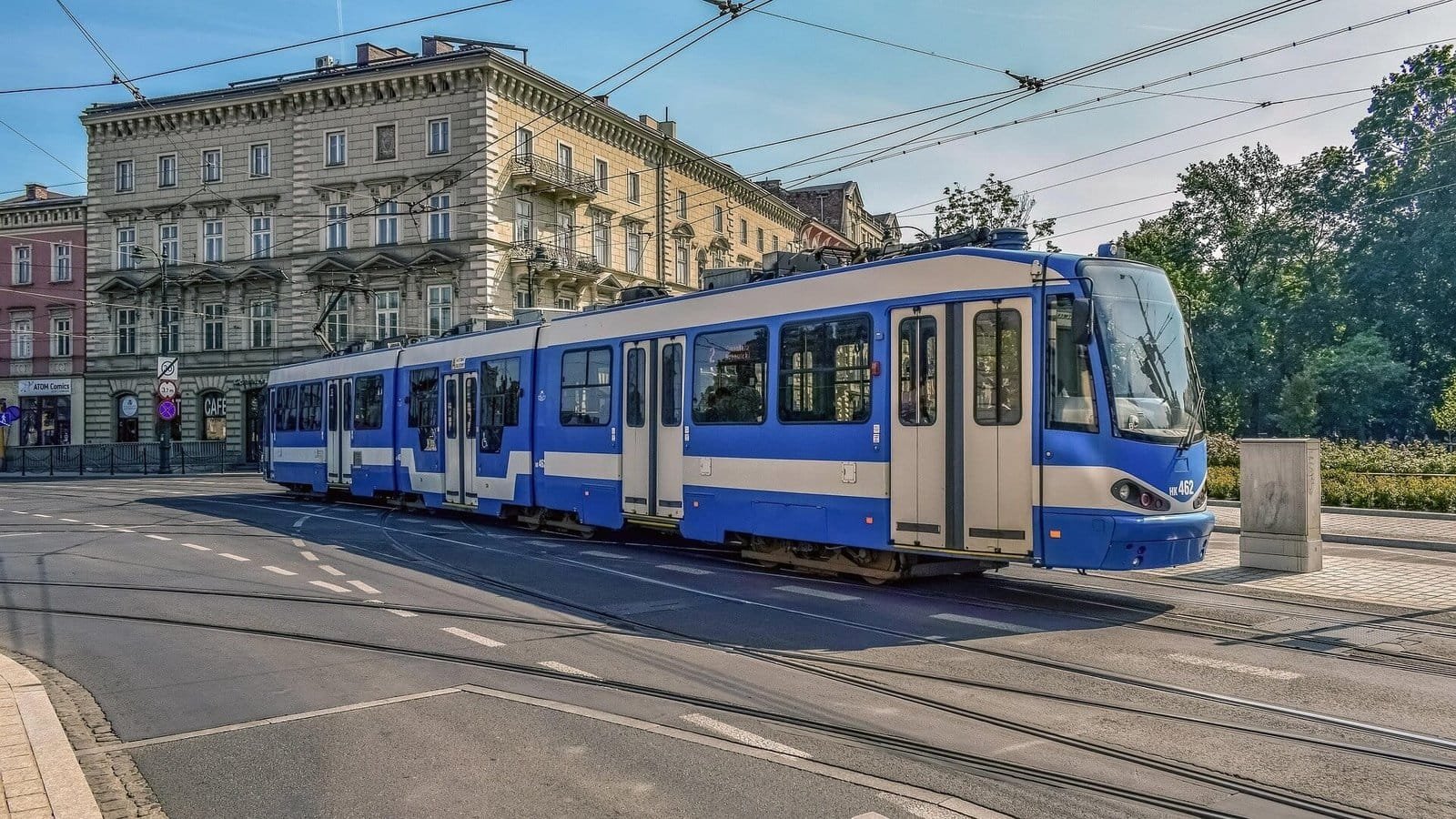 tram in krakow